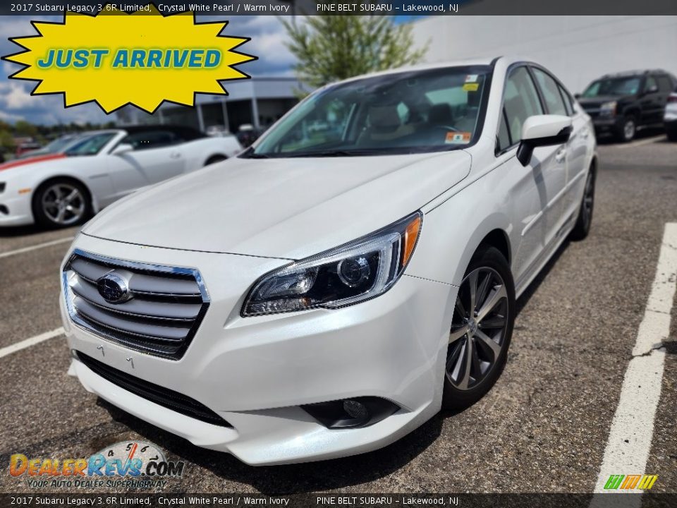 2017 Subaru Legacy 3.6R Limited Crystal White Pearl / Warm Ivory Photo #1