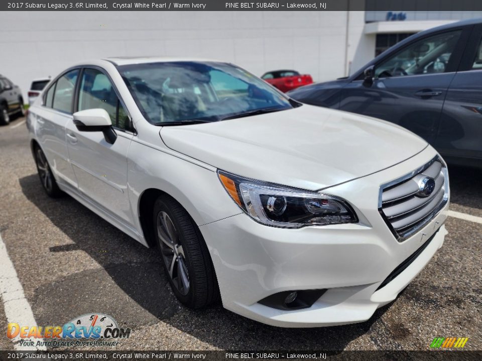 2017 Subaru Legacy 3.6R Limited Crystal White Pearl / Warm Ivory Photo #2