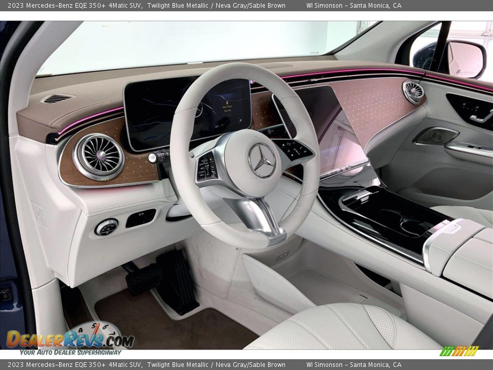 Front Seat of 2023 Mercedes-Benz EQE 350+ 4Matic SUV Photo #4