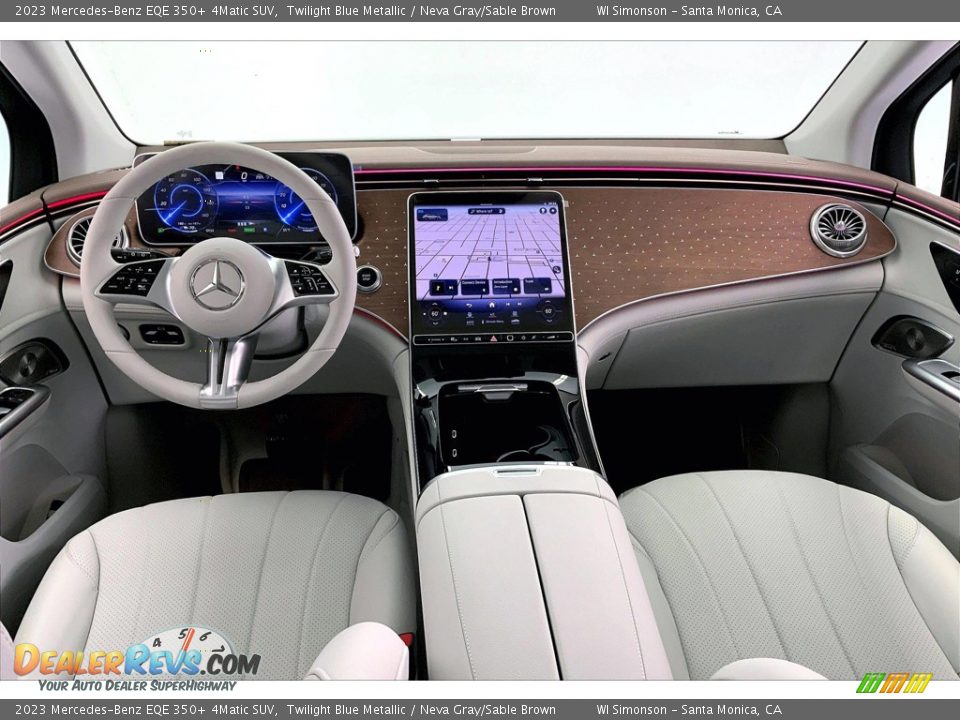 Dashboard of 2023 Mercedes-Benz EQE 350+ 4Matic SUV Photo #6