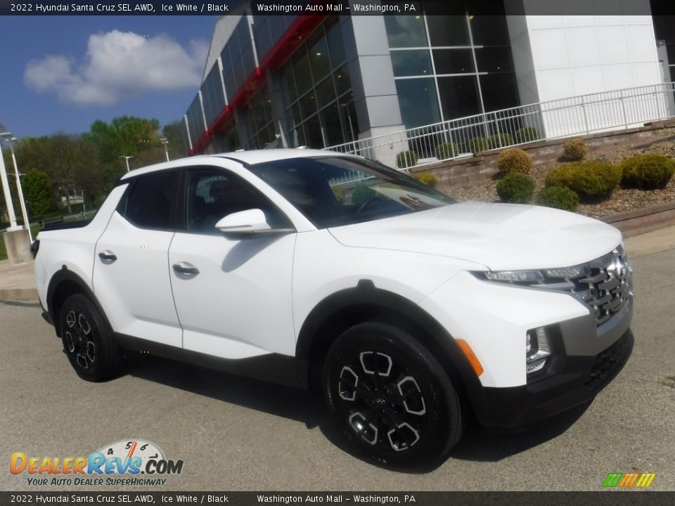 2022 Hyundai Santa Cruz SEL AWD Ice White / Black Photo #1