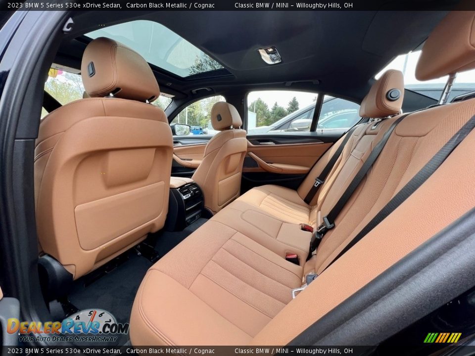 Rear Seat of 2023 BMW 5 Series 530e xDrive Sedan Photo #4