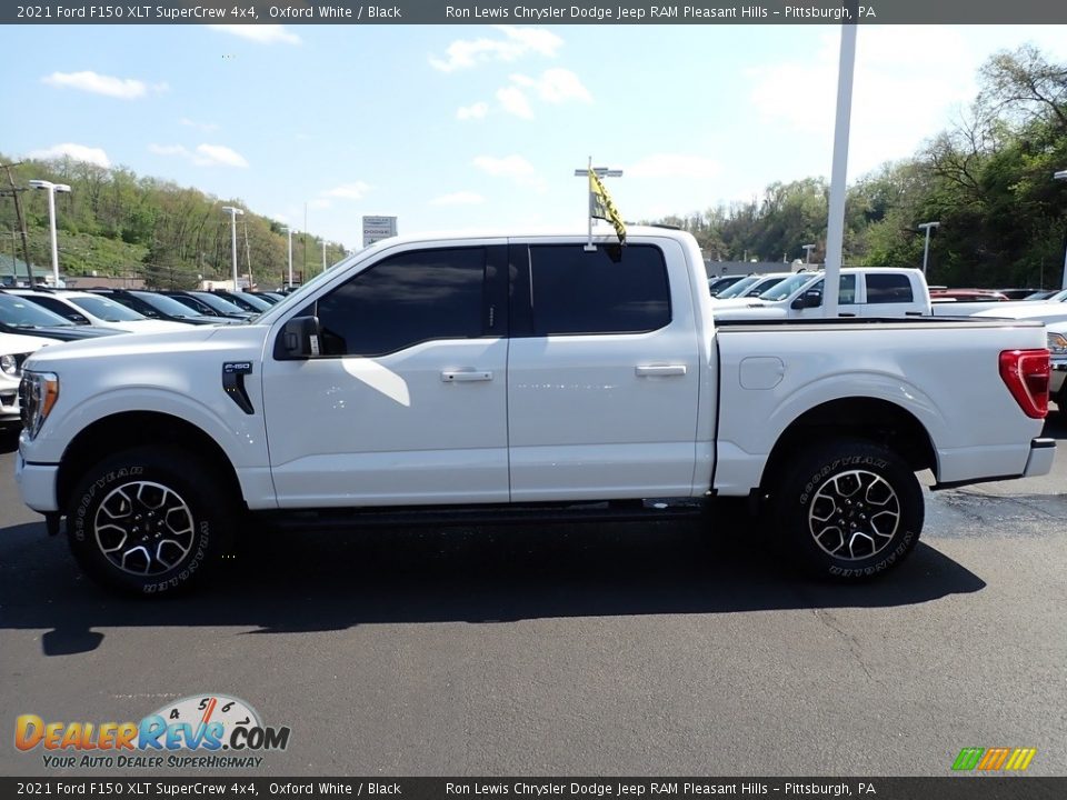 2021 Ford F150 XLT SuperCrew 4x4 Oxford White / Black Photo #2