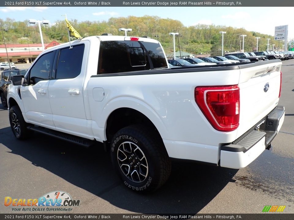 2021 Ford F150 XLT SuperCrew 4x4 Oxford White / Black Photo #3