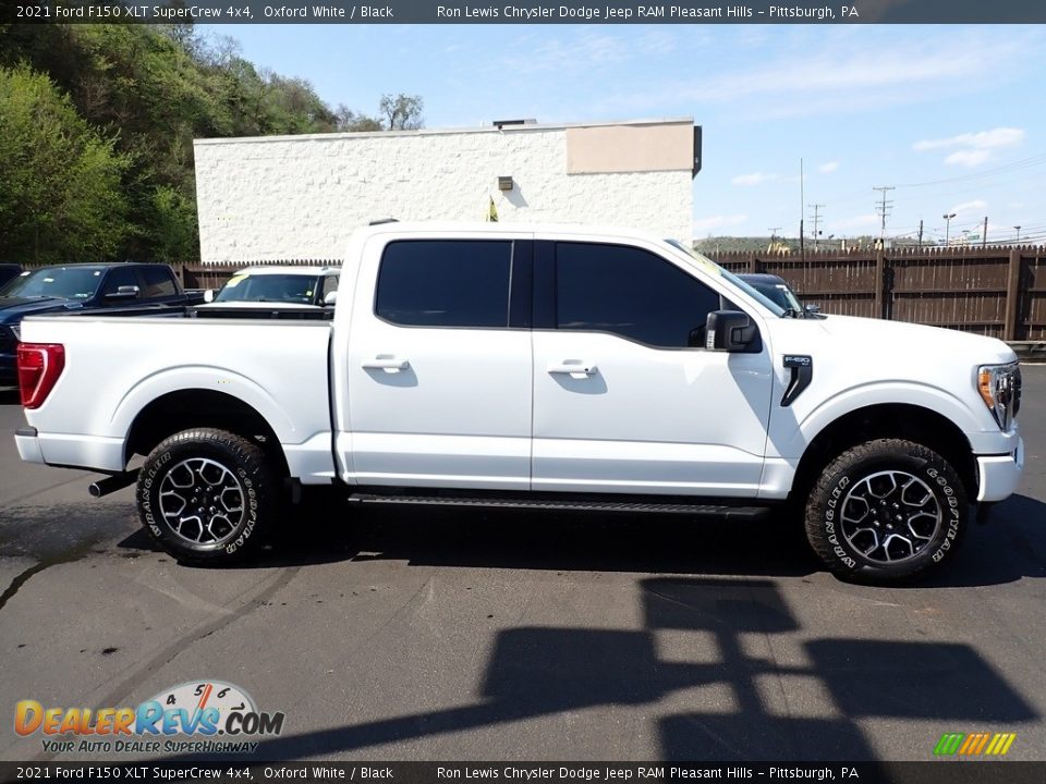 2021 Ford F150 XLT SuperCrew 4x4 Oxford White / Black Photo #7