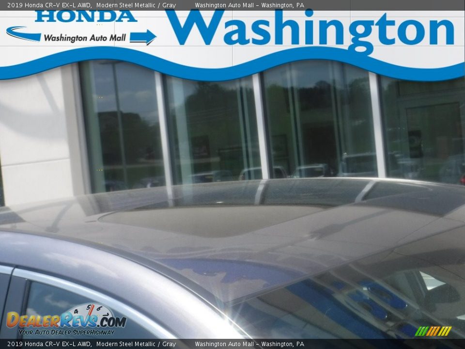 2019 Honda CR-V EX-L AWD Modern Steel Metallic / Gray Photo #4