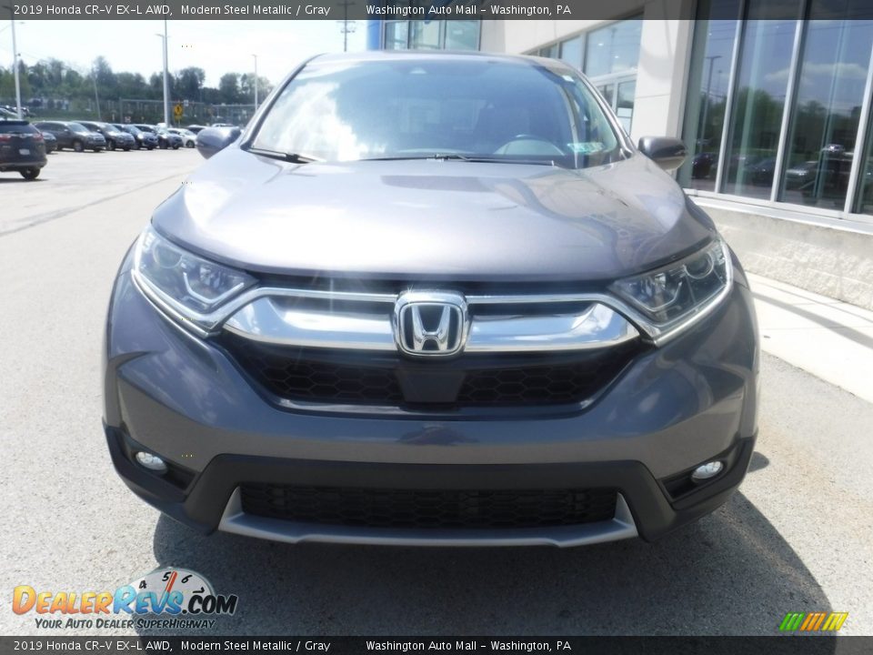 2019 Honda CR-V EX-L AWD Modern Steel Metallic / Gray Photo #5