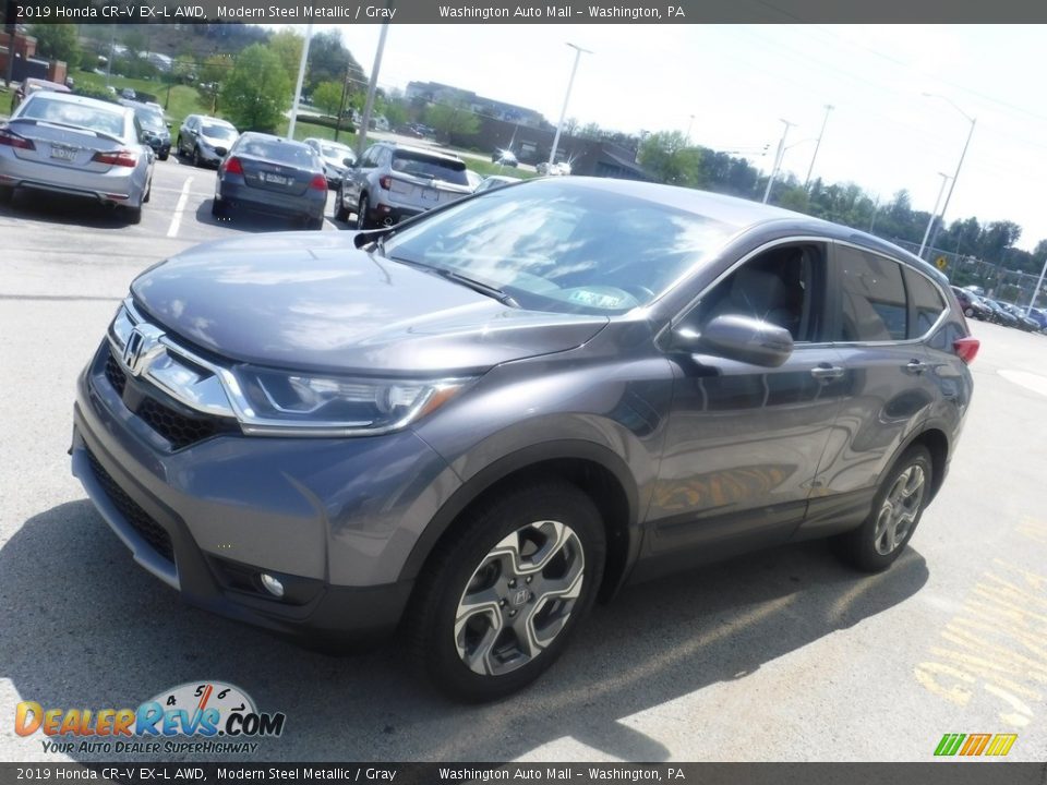 2019 Honda CR-V EX-L AWD Modern Steel Metallic / Gray Photo #6