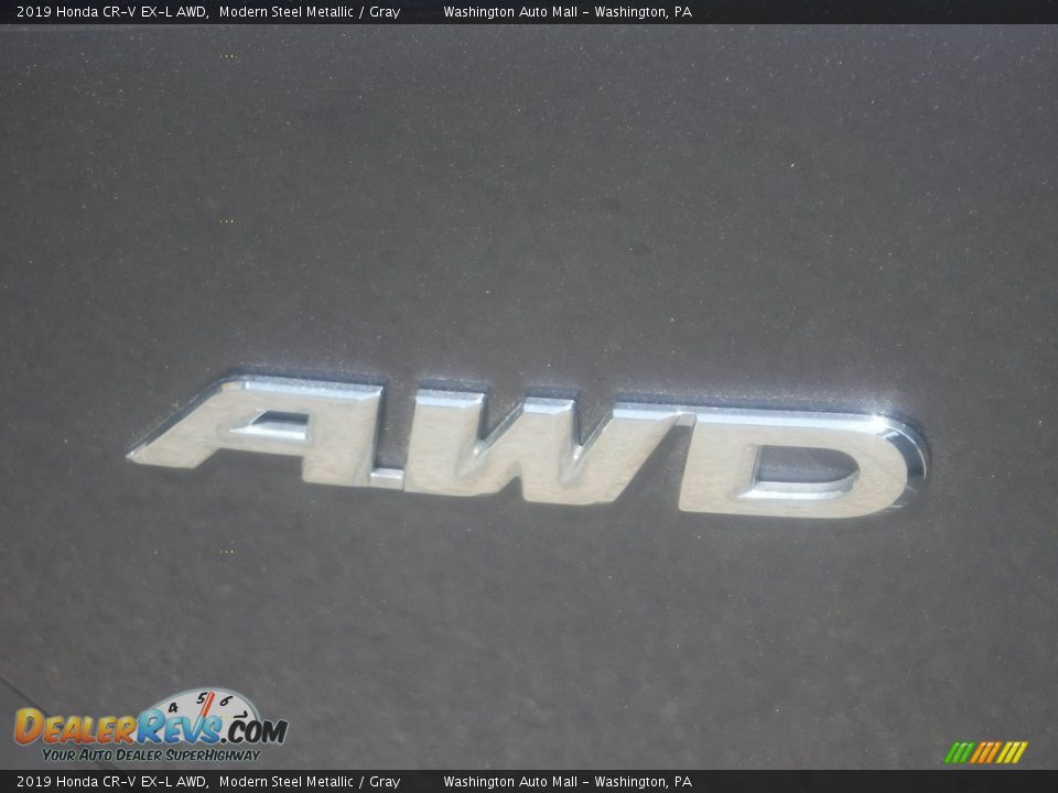 2019 Honda CR-V EX-L AWD Modern Steel Metallic / Gray Photo #11