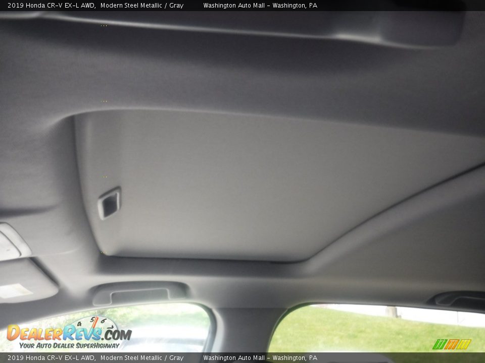 2019 Honda CR-V EX-L AWD Modern Steel Metallic / Gray Photo #12