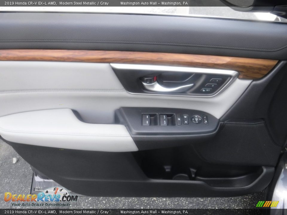 2019 Honda CR-V EX-L AWD Modern Steel Metallic / Gray Photo #13