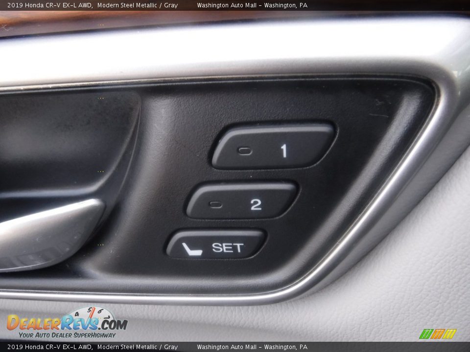 2019 Honda CR-V EX-L AWD Modern Steel Metallic / Gray Photo #14