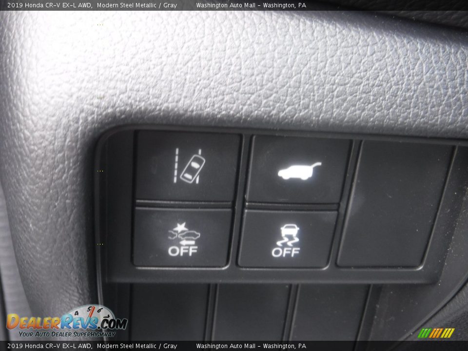 2019 Honda CR-V EX-L AWD Modern Steel Metallic / Gray Photo #16