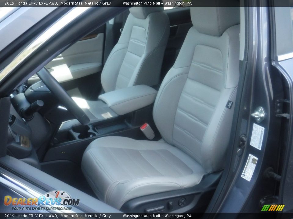 2019 Honda CR-V EX-L AWD Modern Steel Metallic / Gray Photo #17