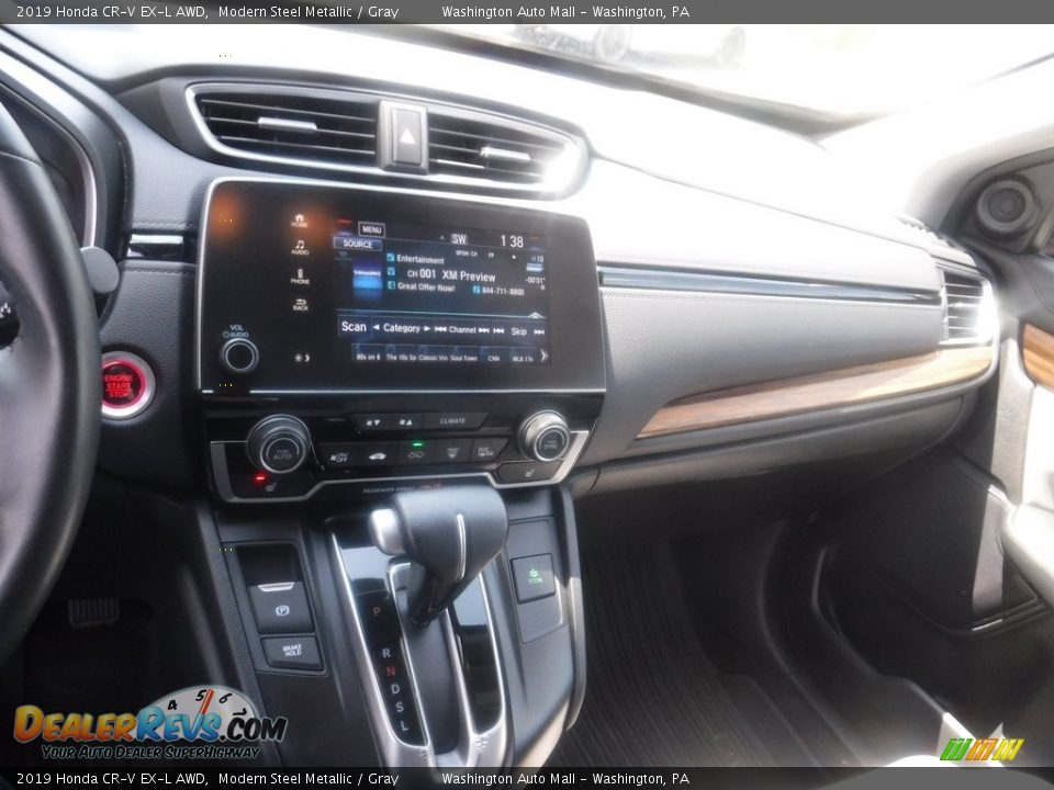2019 Honda CR-V EX-L AWD Modern Steel Metallic / Gray Photo #19