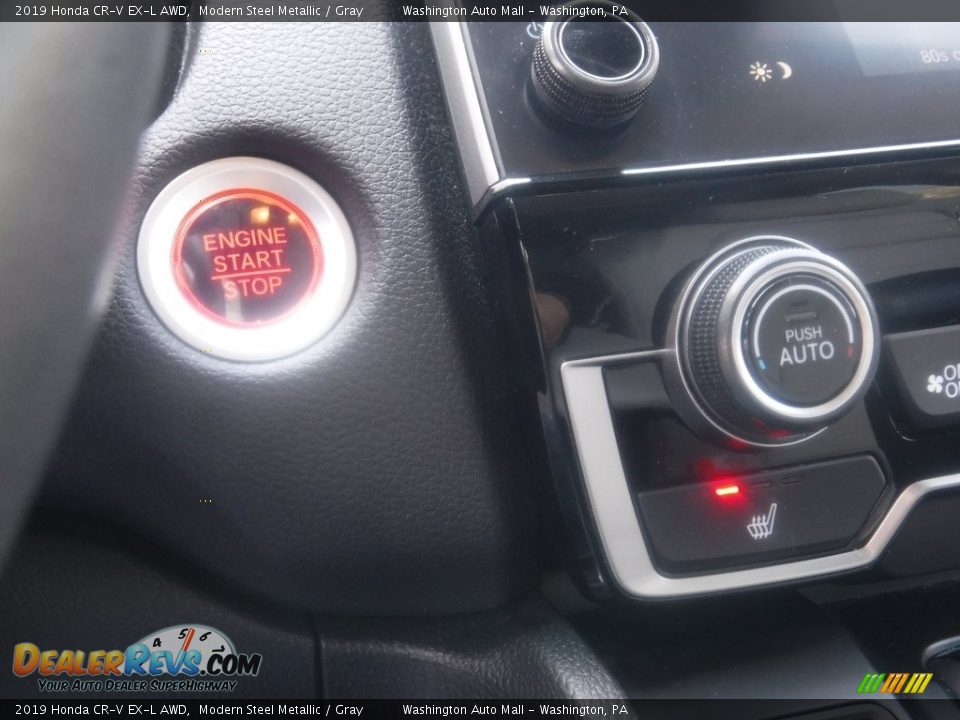 2019 Honda CR-V EX-L AWD Modern Steel Metallic / Gray Photo #20