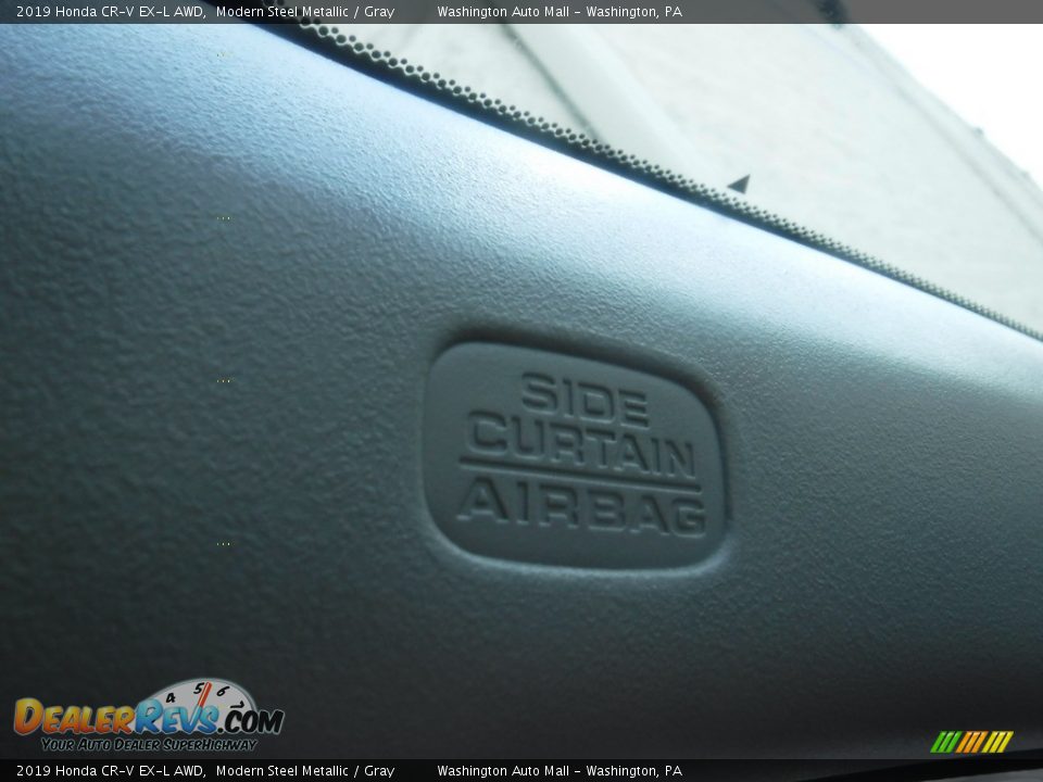 2019 Honda CR-V EX-L AWD Modern Steel Metallic / Gray Photo #24