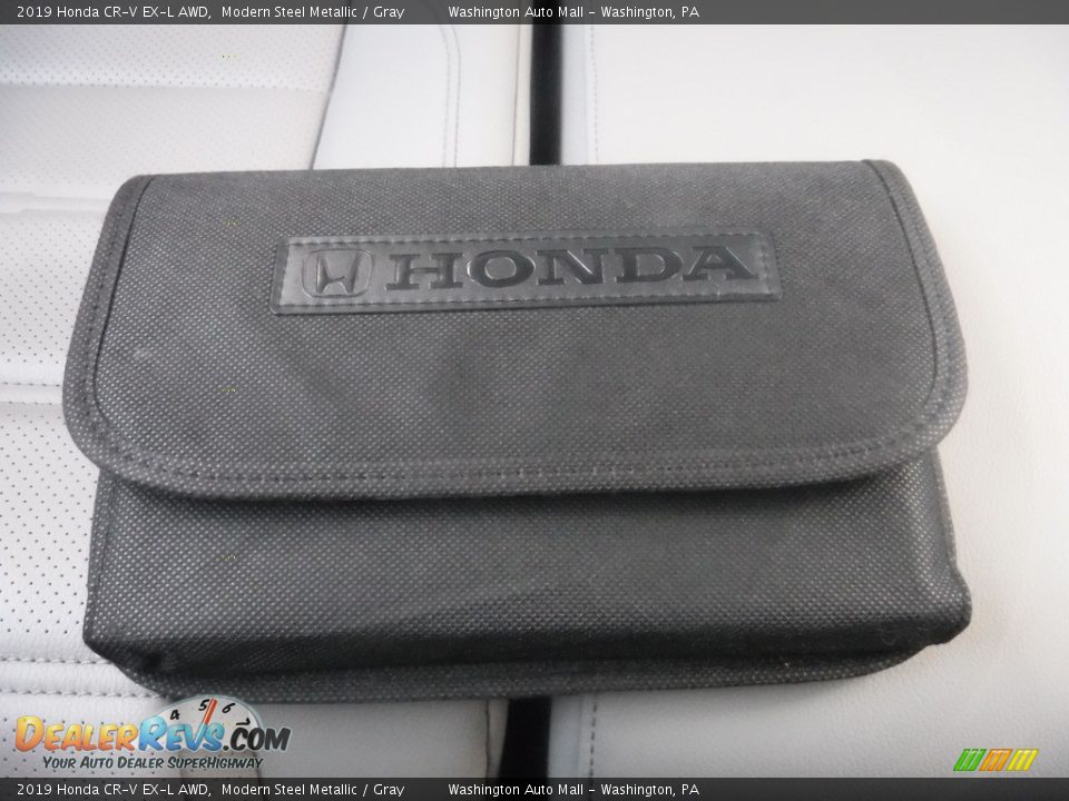 2019 Honda CR-V EX-L AWD Modern Steel Metallic / Gray Photo #34