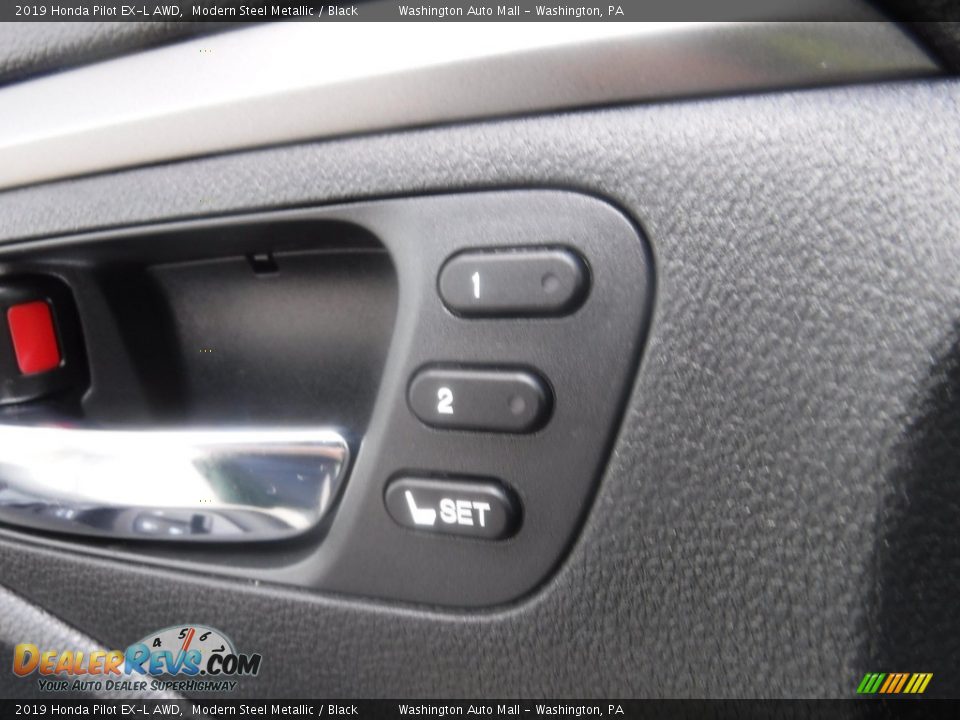 2019 Honda Pilot EX-L AWD Modern Steel Metallic / Black Photo #14