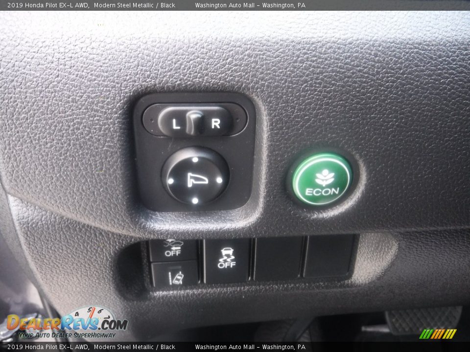 2019 Honda Pilot EX-L AWD Modern Steel Metallic / Black Photo #16