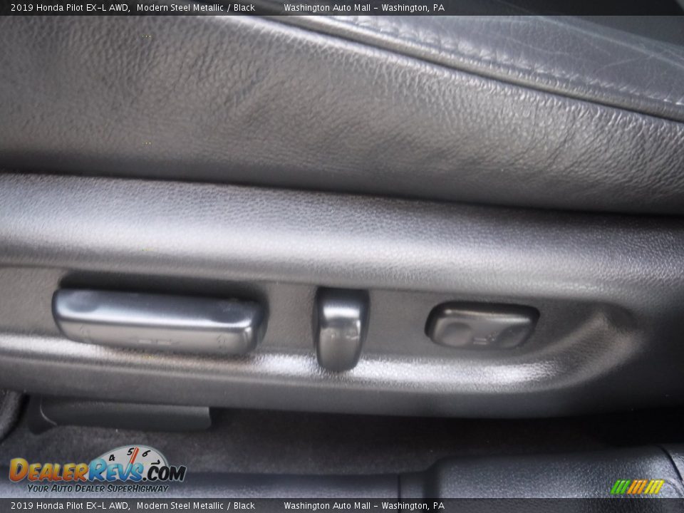 2019 Honda Pilot EX-L AWD Modern Steel Metallic / Black Photo #18