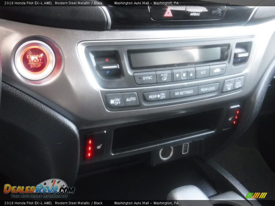 2019 Honda Pilot EX-L AWD Modern Steel Metallic / Black Photo #21