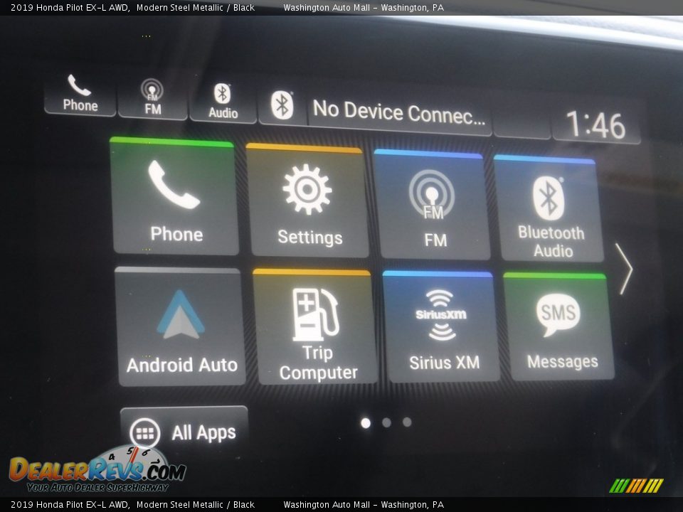 2019 Honda Pilot EX-L AWD Modern Steel Metallic / Black Photo #24