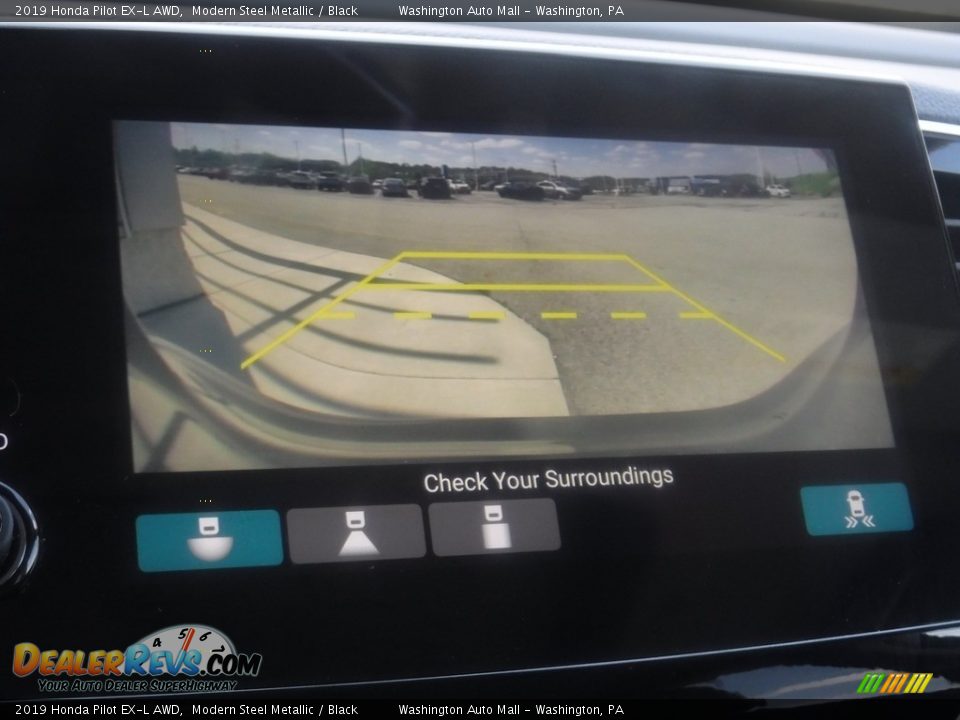 2019 Honda Pilot EX-L AWD Modern Steel Metallic / Black Photo #25