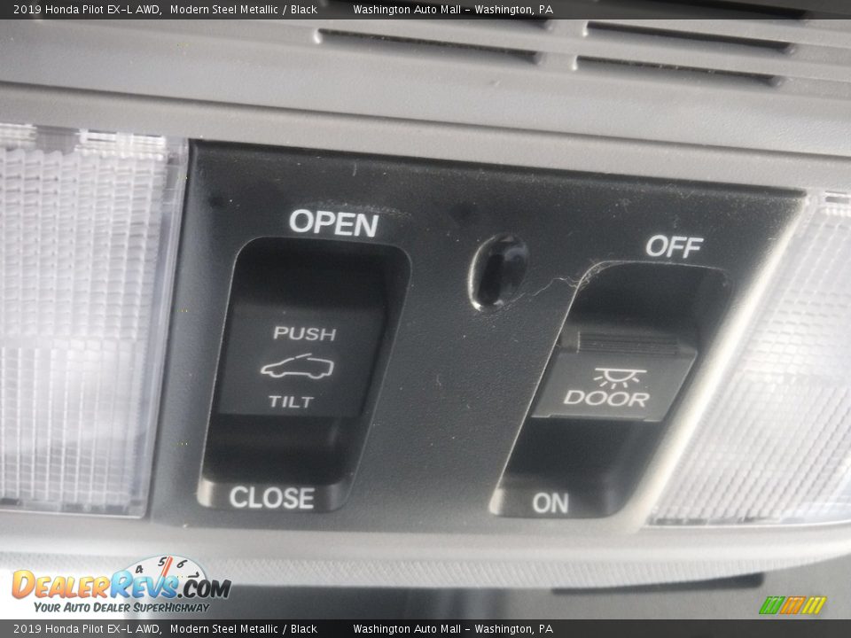 2019 Honda Pilot EX-L AWD Modern Steel Metallic / Black Photo #26