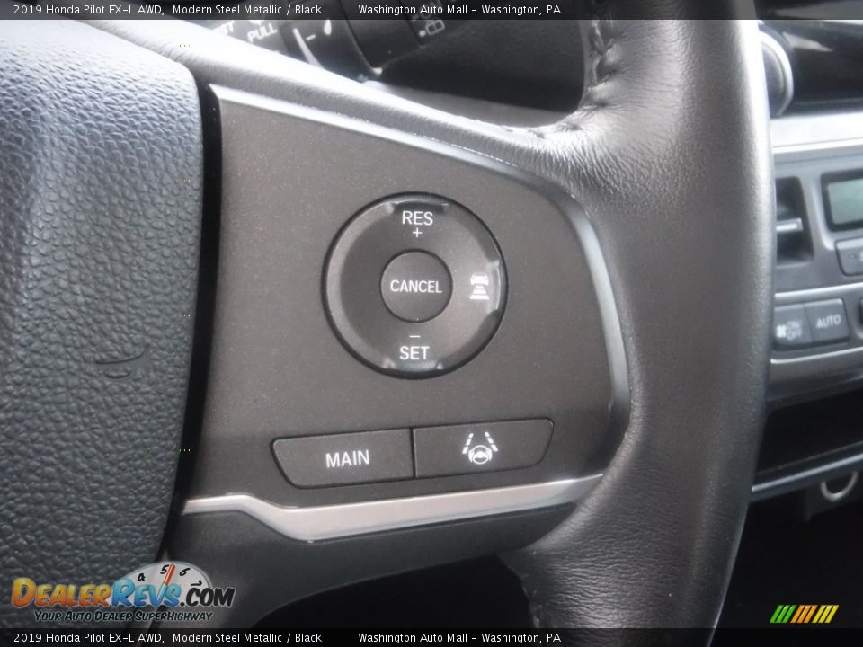 2019 Honda Pilot EX-L AWD Modern Steel Metallic / Black Photo #30