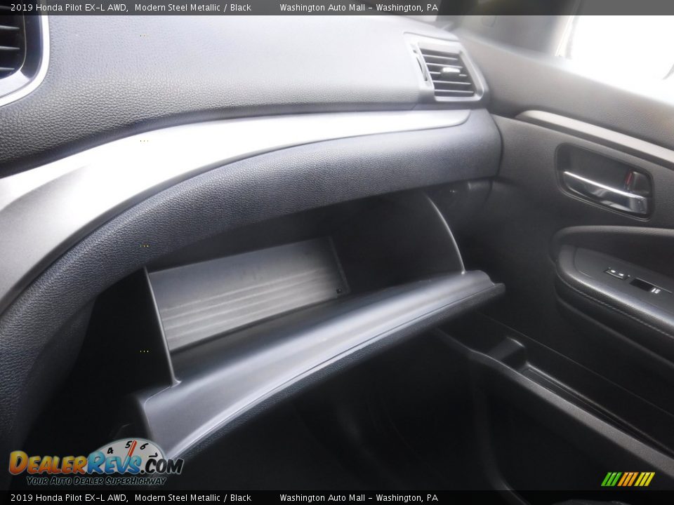 2019 Honda Pilot EX-L AWD Modern Steel Metallic / Black Photo #32