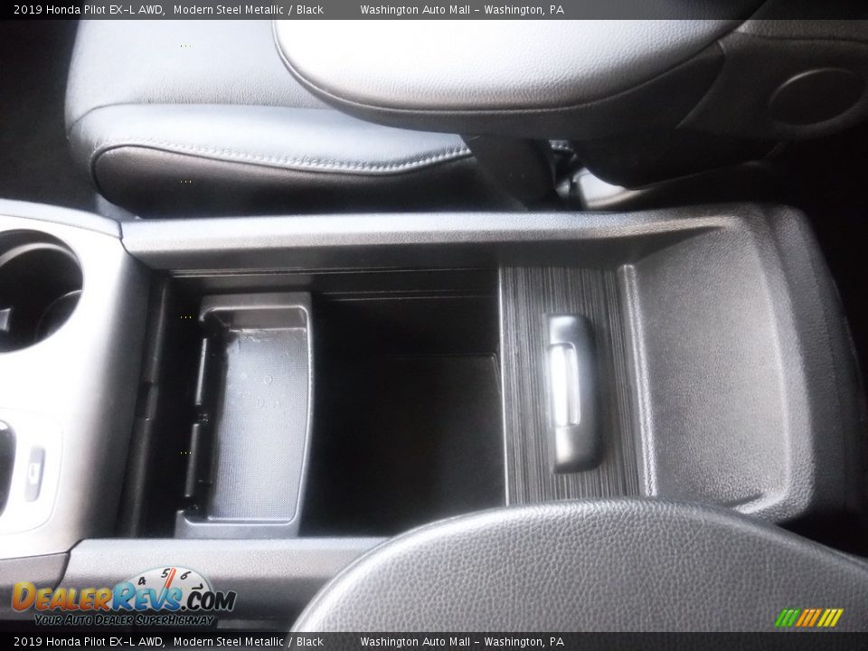 2019 Honda Pilot EX-L AWD Modern Steel Metallic / Black Photo #33