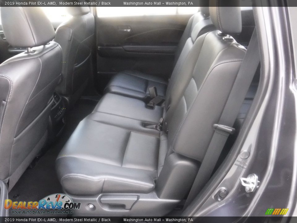 2019 Honda Pilot EX-L AWD Modern Steel Metallic / Black Photo #34