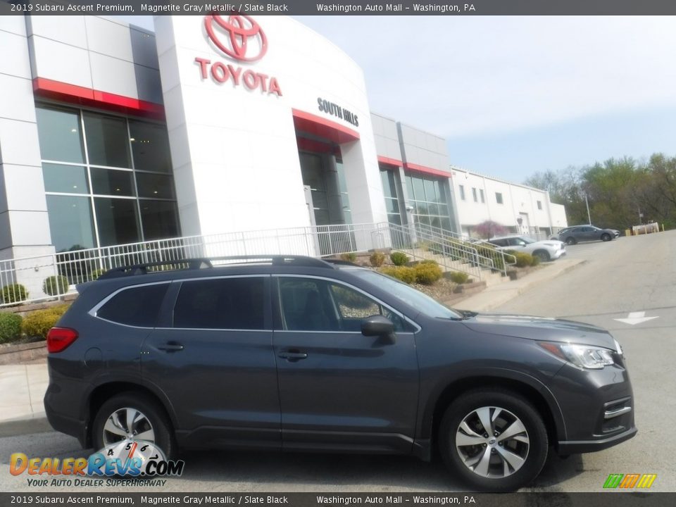 2019 Subaru Ascent Premium Magnetite Gray Metallic / Slate Black Photo #2