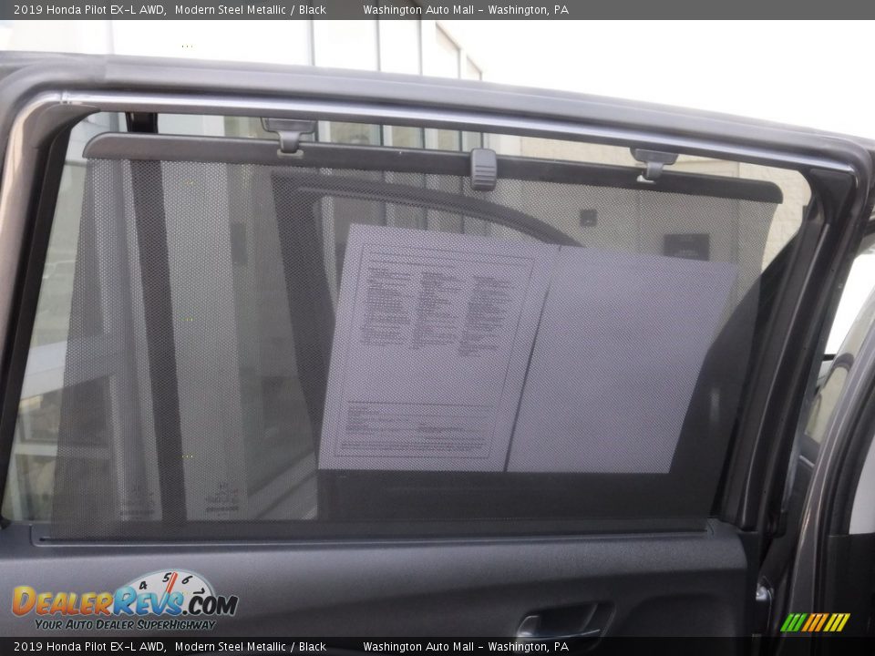 2019 Honda Pilot EX-L AWD Modern Steel Metallic / Black Photo #35