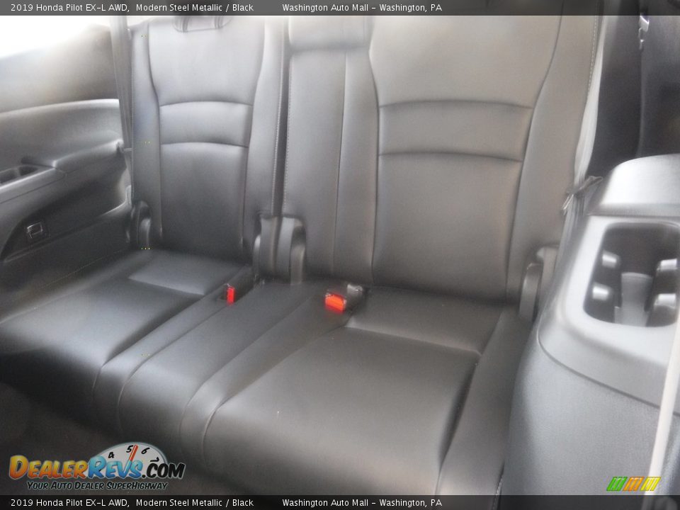 2019 Honda Pilot EX-L AWD Modern Steel Metallic / Black Photo #36