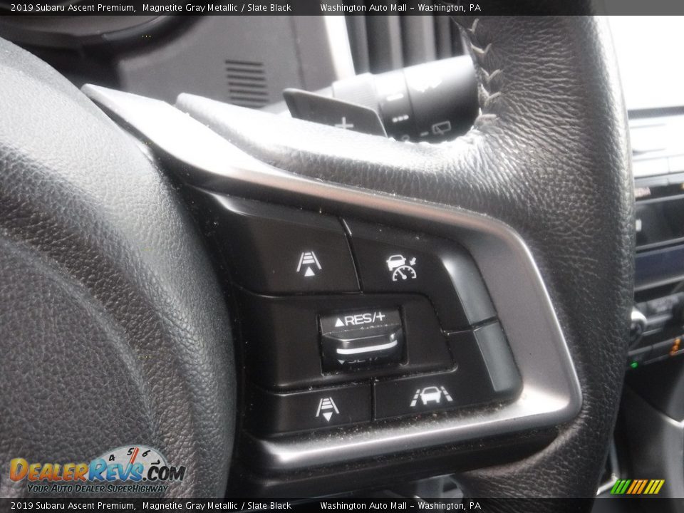 2019 Subaru Ascent Premium Magnetite Gray Metallic / Slate Black Photo #10