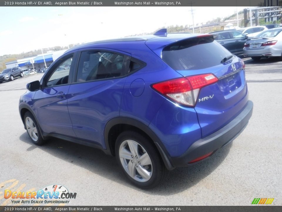 2019 Honda HR-V EX AWD Aegean Blue Metallic / Black Photo #7