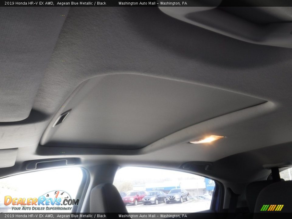 2019 Honda HR-V EX AWD Aegean Blue Metallic / Black Photo #11