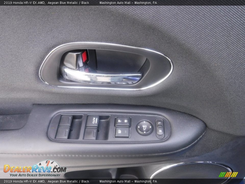 2019 Honda HR-V EX AWD Aegean Blue Metallic / Black Photo #12