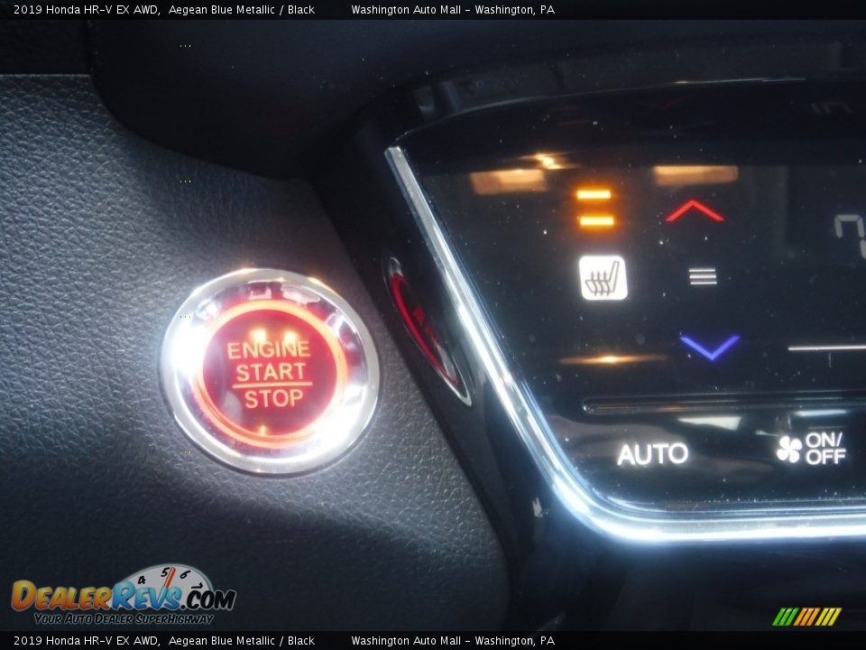 2019 Honda HR-V EX AWD Aegean Blue Metallic / Black Photo #18