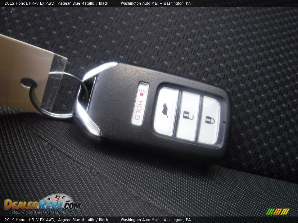 2019 Honda HR-V EX AWD Aegean Blue Metallic / Black Photo #29