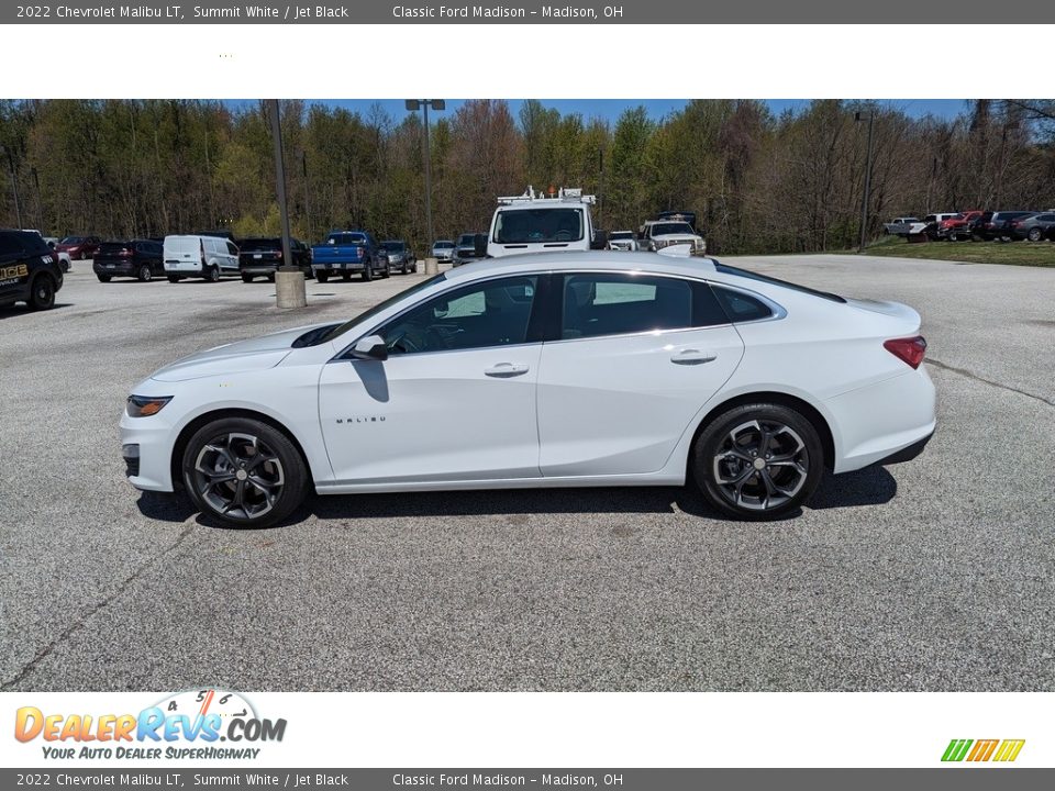 2022 Chevrolet Malibu LT Summit White / Jet Black Photo #2