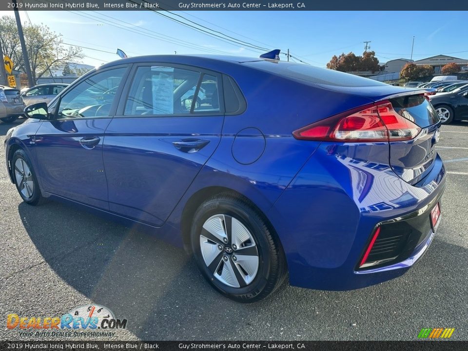 2019 Hyundai Ioniq Hybrid Blue Intense Blue / Black Photo #4