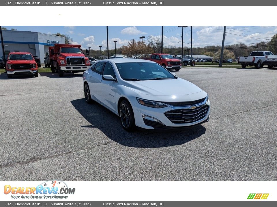 2022 Chevrolet Malibu LT Summit White / Jet Black Photo #7