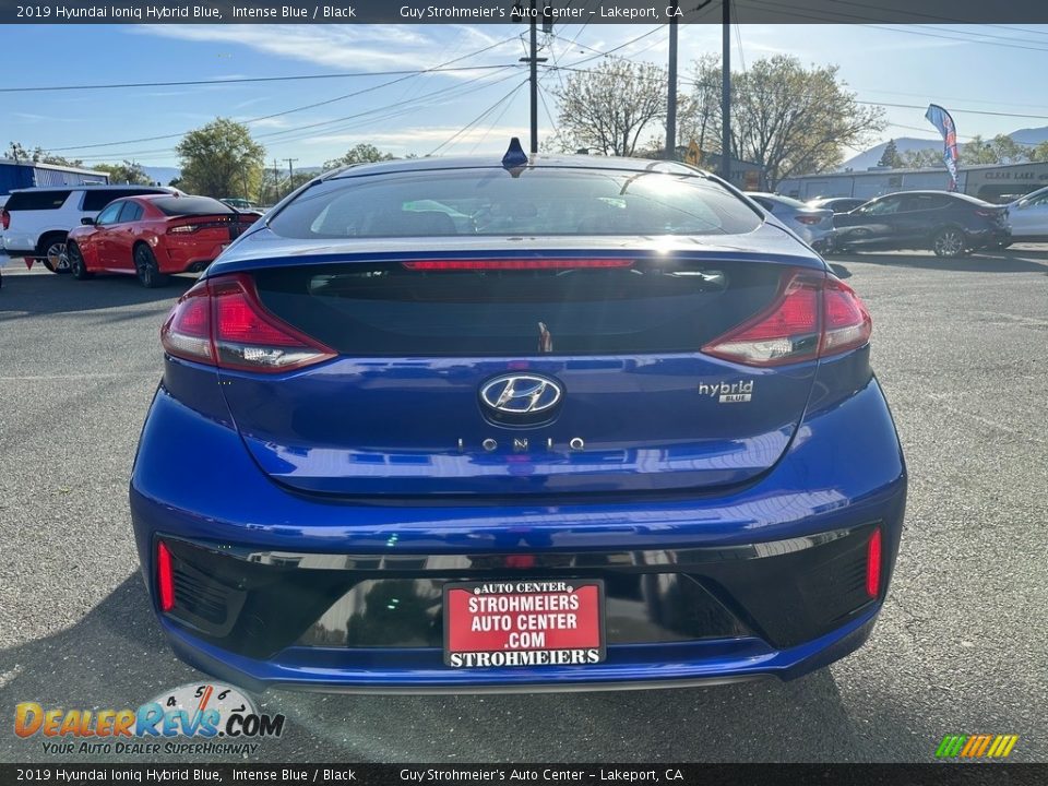2019 Hyundai Ioniq Hybrid Blue Intense Blue / Black Photo #5