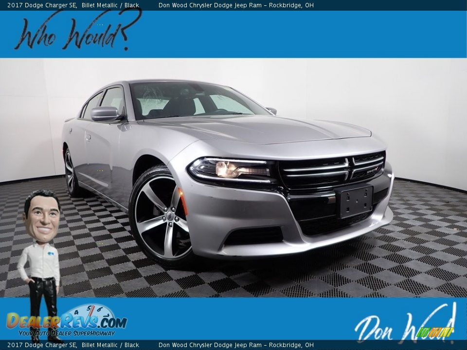 2017 Dodge Charger SE Billet Metallic / Black Photo #1