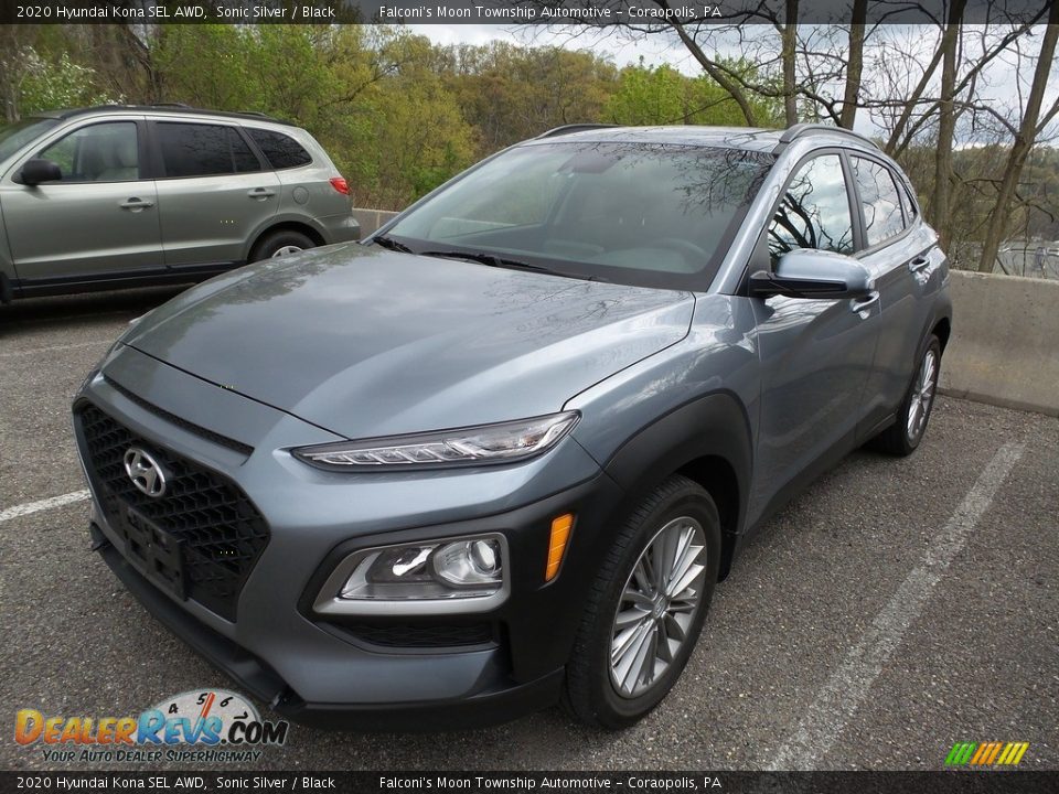 2020 Hyundai Kona SEL AWD Sonic Silver / Black Photo #1