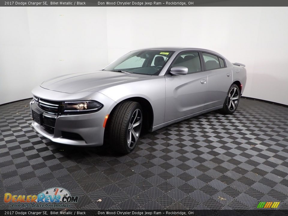 2017 Dodge Charger SE Billet Metallic / Black Photo #4