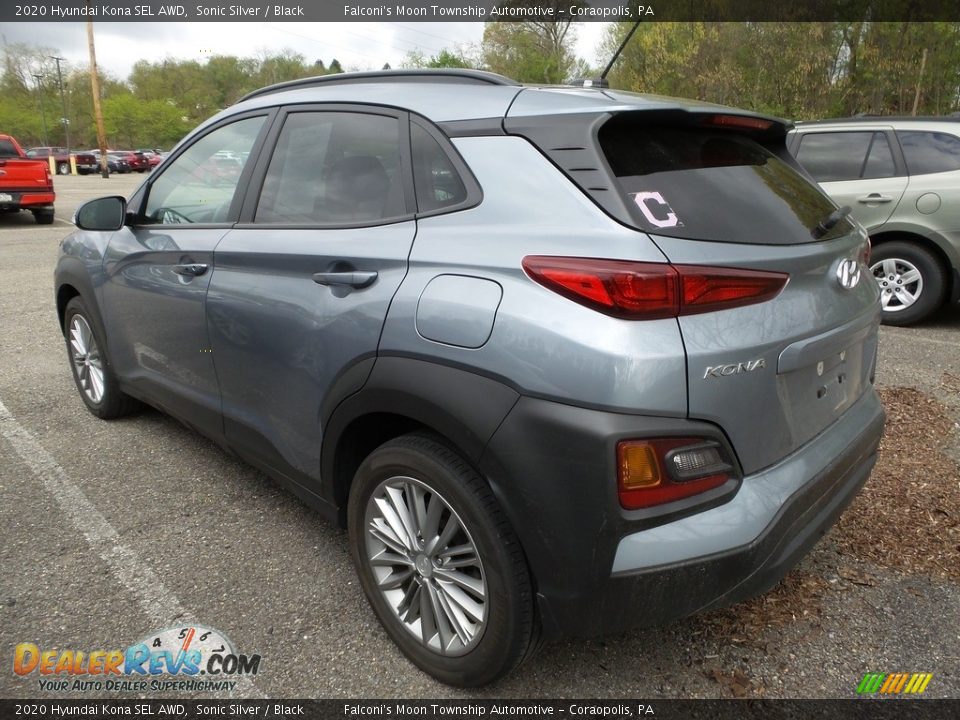 2020 Hyundai Kona SEL AWD Sonic Silver / Black Photo #2